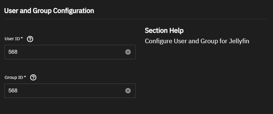 User and Group Settings